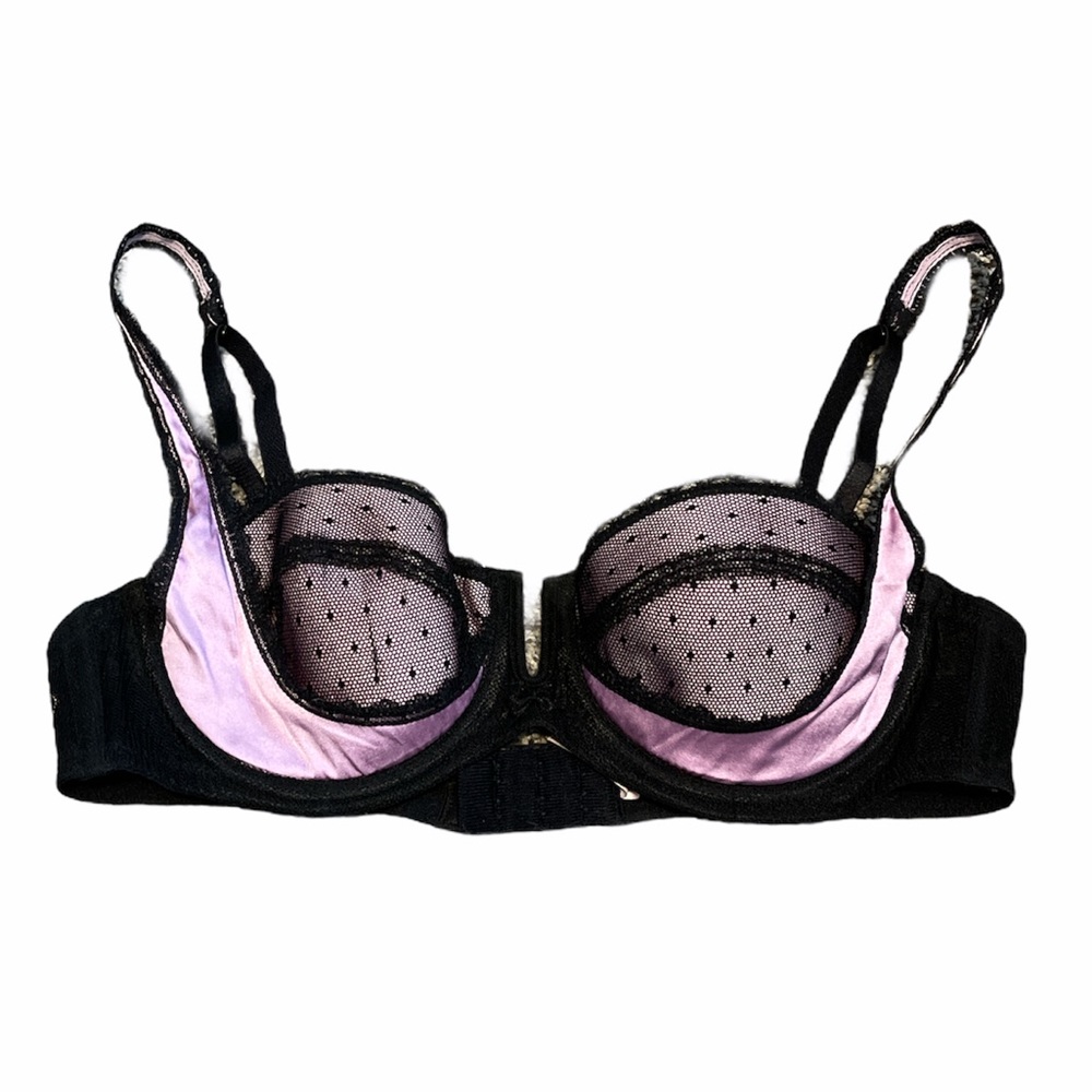 VICTORIAS SECRET Purple & Black Bra
